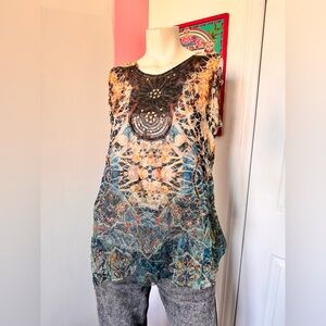 ONE WORLD Kaleidoscope Tank Top